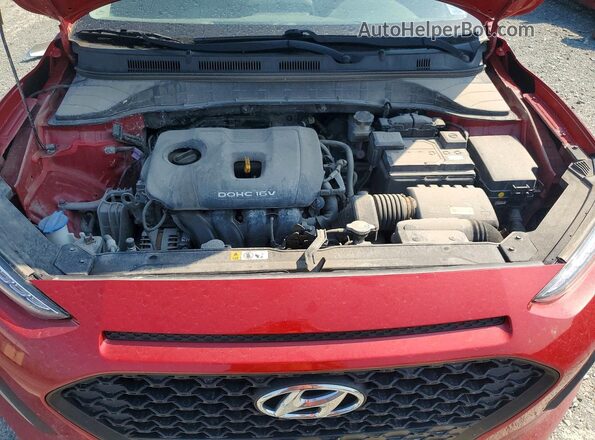 KM8K2CAA7MU652166 2021 HYUNDAI KONA Red Widok komory silnika