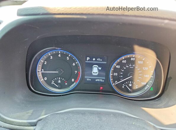 KM8K2CAA8LU471821 2020 HYUNDAI KONA Black Vista del cuadro de instrumentos