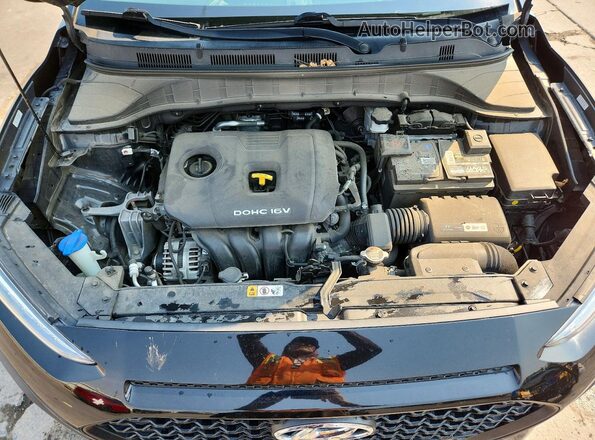 KM8K2CAA8LU471821 2020 HYUNDAI KONA Black Vista del compartimento del motor