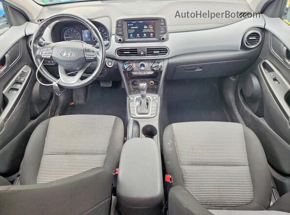 KM8K2CAA8LU482236 2020 HYUNDAI KONA Blue Widok deski rozdzielczej