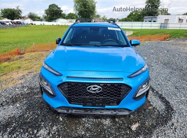 KM8K2CAA8LU482236 2020 HYUNDAI KONA Blue Widok z przodu