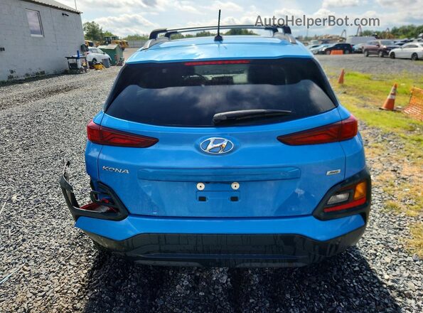 KM8K2CAA8LU482236 2020 HYUNDAI KONA Blue Widok z tyłu