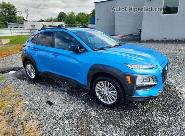 KM8K2CAA8LU482236 2020 HYUNDAI KONA Blue Przód prawy