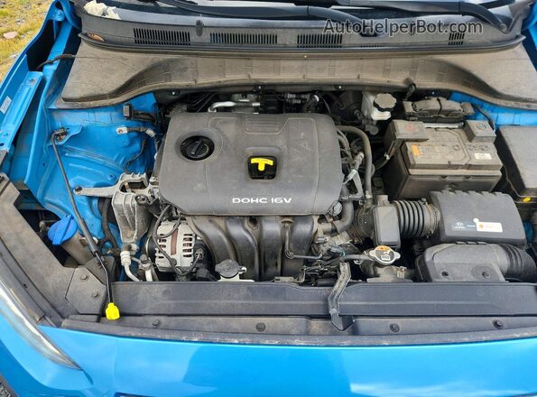 KM8K2CAA8LU482236 2020 HYUNDAI KONA Blue Widok komory silnika