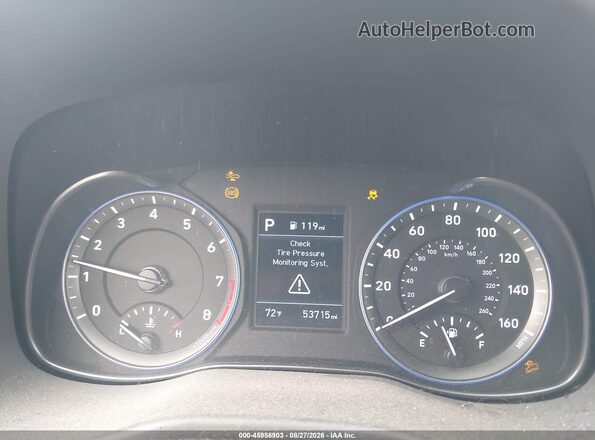 KM8K2CAA8LU580733 2020 HYUNDAI KONA Черный Вид задних сидений