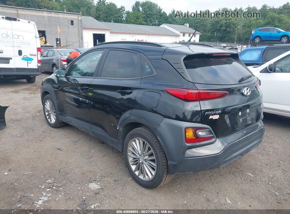 KM8K2CAA8LU580733 2020 HYUNDAI KONA Черный Задняя левая четверть