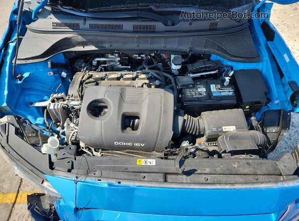 KM8K2CAA9KU217226 2019 HYUNDAI KONA Синий Вид подкапотного пространства