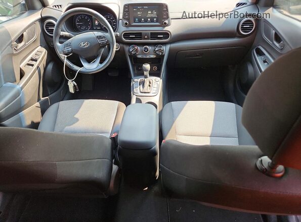 KM8K2CAA9MU747215 2021 HYUNDAI KONA Black Widok deski rozdzielczej