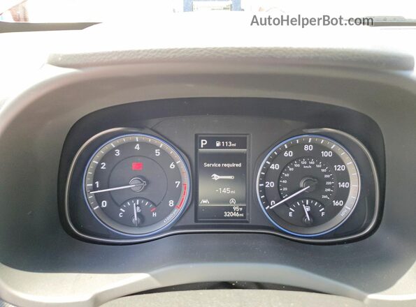 KM8K2CAB0NU807683 2022 HYUNDAI KONA Red Vista del cuadro de instrumentos
