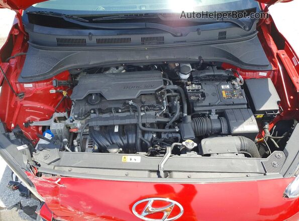KM8K2CAB0NU807683 2022 HYUNDAI KONA Red Vista interior trasera