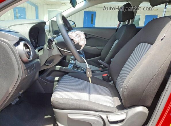 KM8K2CAB0NU807683 2022 HYUNDAI KONA Red Vista interior delantera