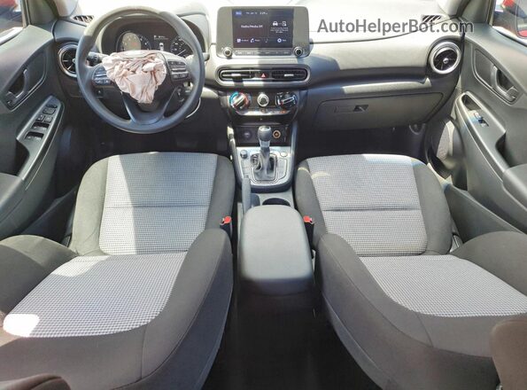 KM8K2CAB0NU807683 2022 HYUNDAI KONA Red Vista del salpicadero