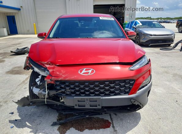 KM8K2CAB0NU807683 2022 HYUNDAI KONA Red Vista frontal