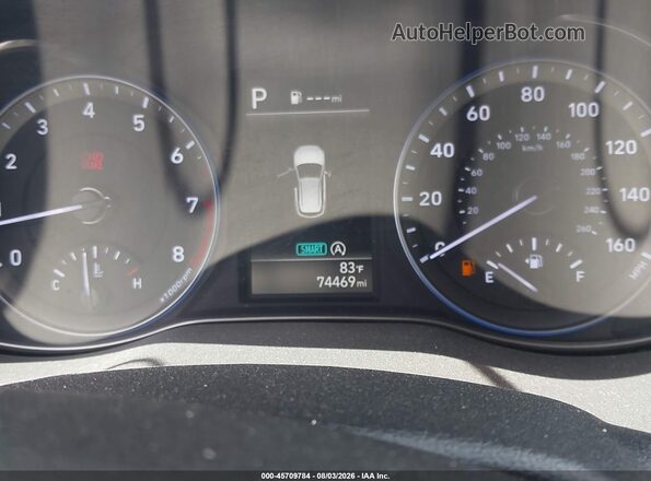 KM8K2CAB0NU839551 2022 HYUNDAI KONA Black Vista de los asientos traseros