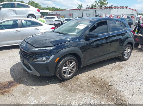 KM8K2CAB0NU839551 2022 HYUNDAI KONA Black Vista tres cuartos delantera izquierda