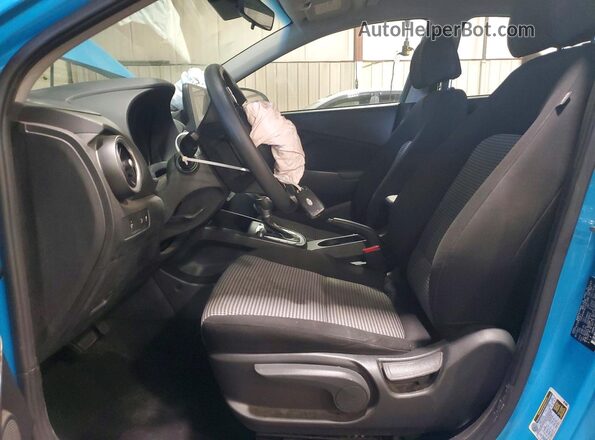 KM8K2CAB1NU837260 2022 HYUNDAI KONA Blue Widok wnętrza z przodu