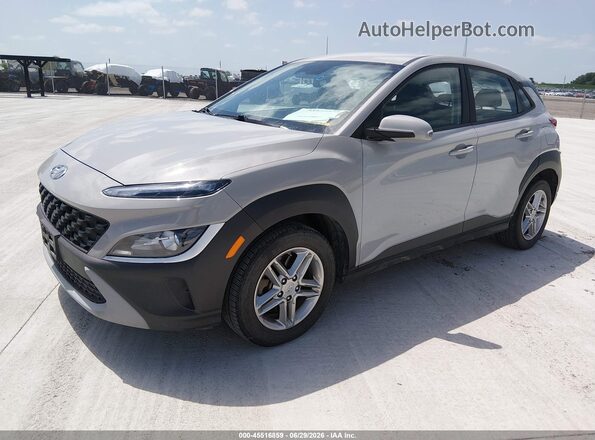 KM8K2CAB2PU013013 2023 HYUNDAI KONA Gray წინა მარცხენა ხედი სამი მეოთხედიდან