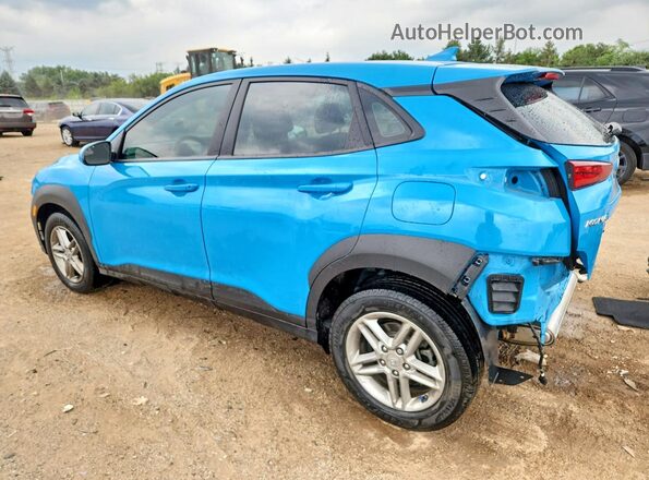 KM8K2CAB3NU903243 2022 HYUNDAI KONA Blue Trasero izquierdo