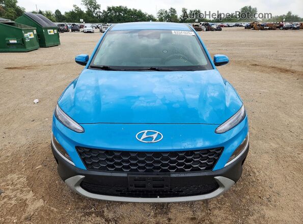 KM8K2CAB3NU903243 2022 HYUNDAI KONA Blue Vista frontal