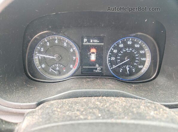 KM8K2CAB3NU903243 2022 HYUNDAI KONA Blue Vista del cuadro de instrumentos