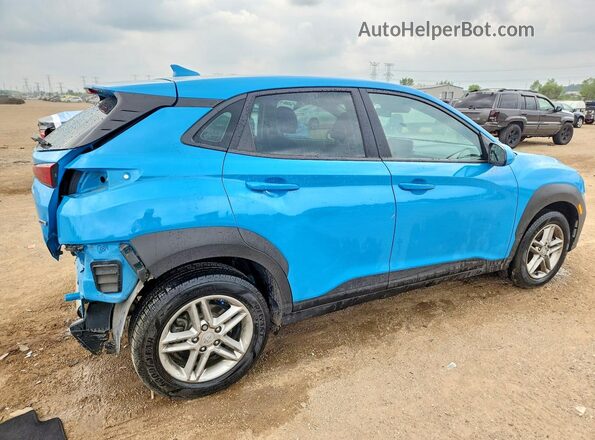 KM8K2CAB3NU903243 2022 HYUNDAI KONA Blue Trasero derecho