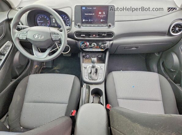 KM8K2CAB3NU903243 2022 HYUNDAI KONA Blue Vista del salpicadero