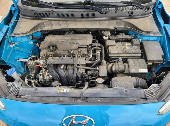 KM8K2CAB3NU903243 2022 HYUNDAI KONA Blue Vista del compartimento del motor