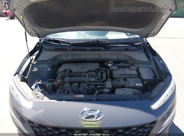 KM8K2CAB5PU040674 2023 HYUNDAI KONA Gray Widok z tyłu