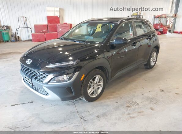 KM8K2CAB6PU012446 2023 HYUNDAI KONA Черный Передняя левая четверть