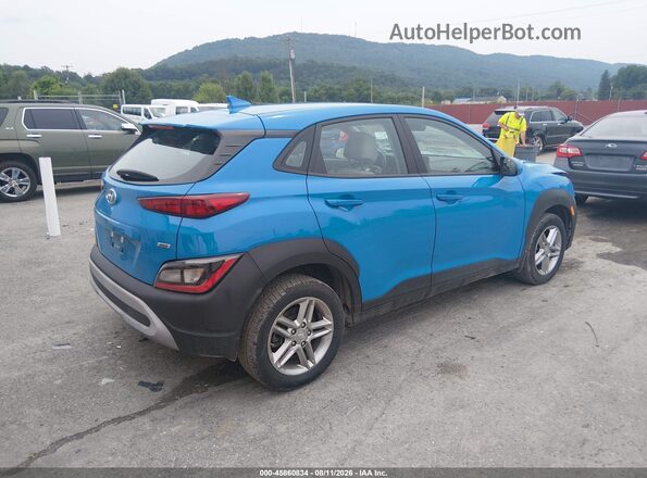 KM8K2CAB8NU896807 2022 HYUNDAI KONA Blue Rear right