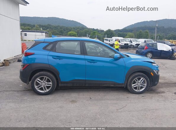 KM8K2CAB8NU896807 2022 HYUNDAI KONA Blue Rear interior view
