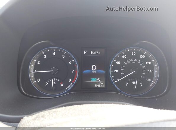 KM8K2CAB8PU013288 2023 HYUNDAI KONA Black Հետևի նստատեղերի տեսք