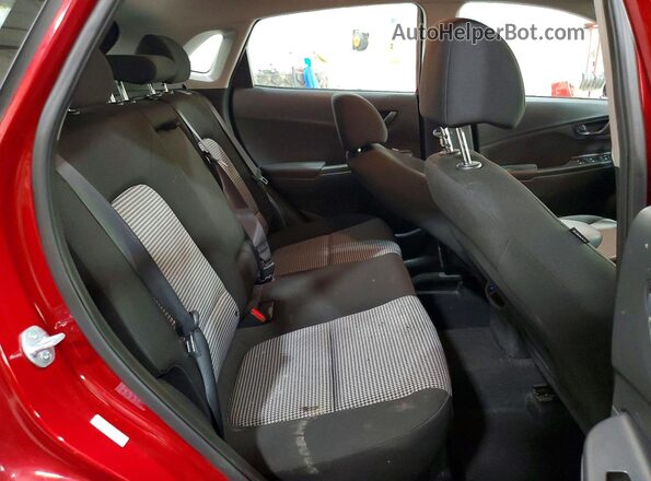 KM8K2CAB8PU052124 2023 HYUNDAI KONA Red Vista de los asientos traseros