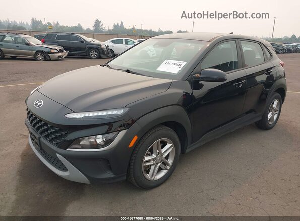 KM8K2CABXPU039262 2023 HYUNDAI KONA Черный Передняя левая четверть