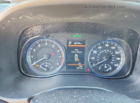 KM8K32AB3PU958074 2023 HYUNDAI KONA Black Вид щитка приладів