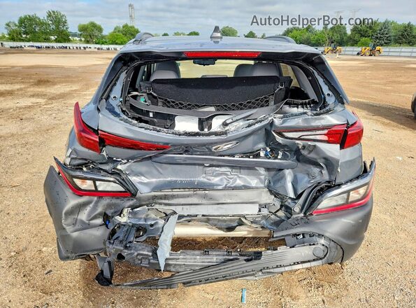 KM8K32AB4PU002375 2023 HYUNDAI KONA Gray Вид ззаду