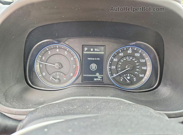 KM8K32AB4PU002375 2023 HYUNDAI KONA Gray Вид щитка приладів