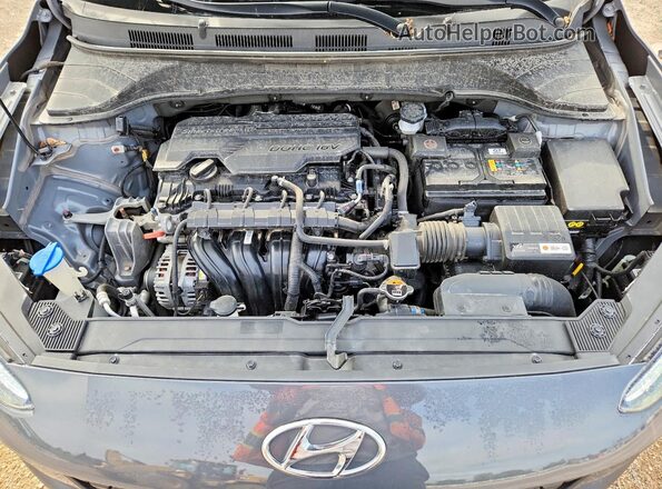 KM8K32AB4PU002375 2023 HYUNDAI KONA Gray Вид підкапотного простору