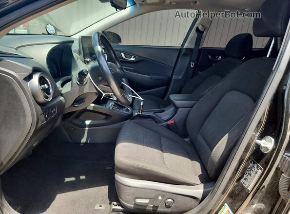 KM8K32AB5PU957265 2023 HYUNDAI KONA Black წინა სალონის ხედი