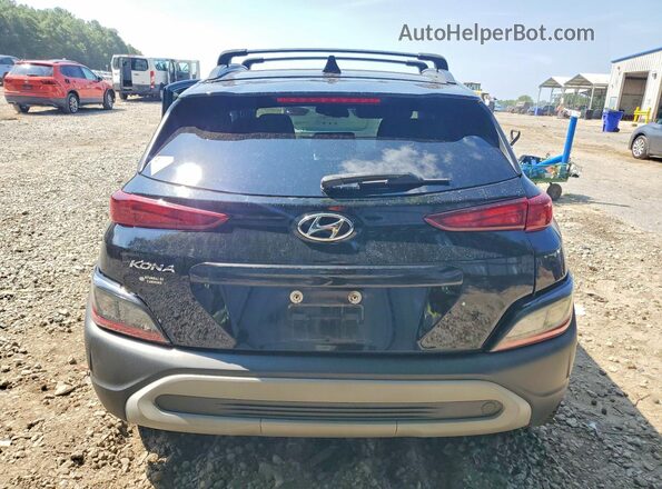 KM8K32AB7NU856399 2022 HYUNDAI KONA Black Հետևի տեսք
