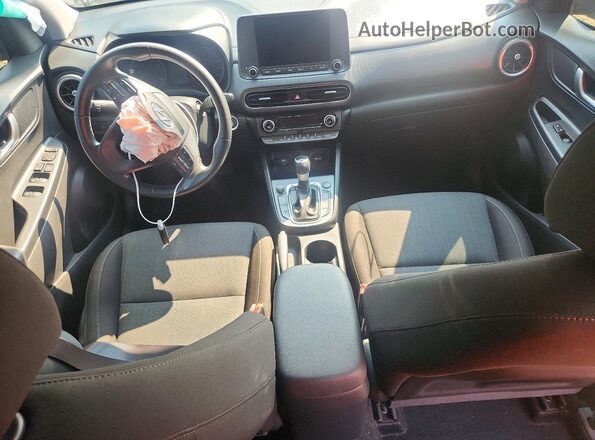 KM8K32AB7NU856399 2022 HYUNDAI KONA Black Առջևի վահանակի տեսք