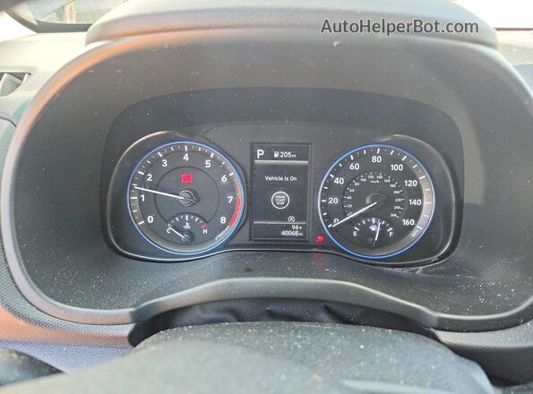 KM8K32AB7PU056687 2023 HYUNDAI KONA Черный Вид щитка приборов