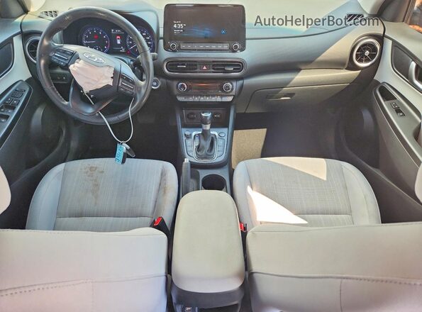 KM8K32AB7PU056687 2023 HYUNDAI KONA Черный Вид панели приборов
