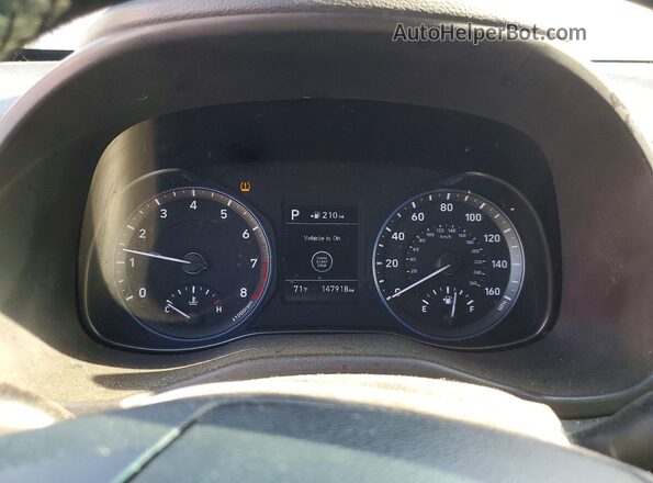 KM8K33A50JU147355 2018 HYUNDAI KONA Charcoal Вид щитка приладів