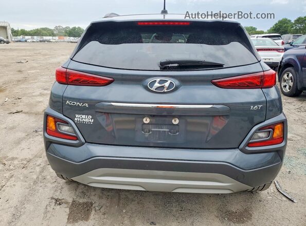 KM8K33A51JU072861 2018 HYUNDAI KONA Gray Vista trasera