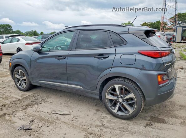 KM8K33A51JU072861 2018 HYUNDAI KONA Gray Trasero izquierdo