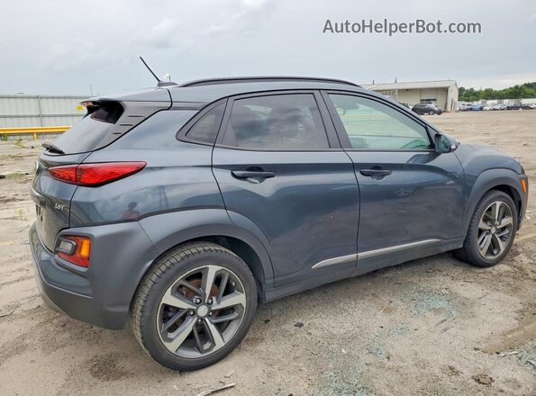 KM8K33A51JU072861 2018 HYUNDAI KONA Gray Trasero derecho