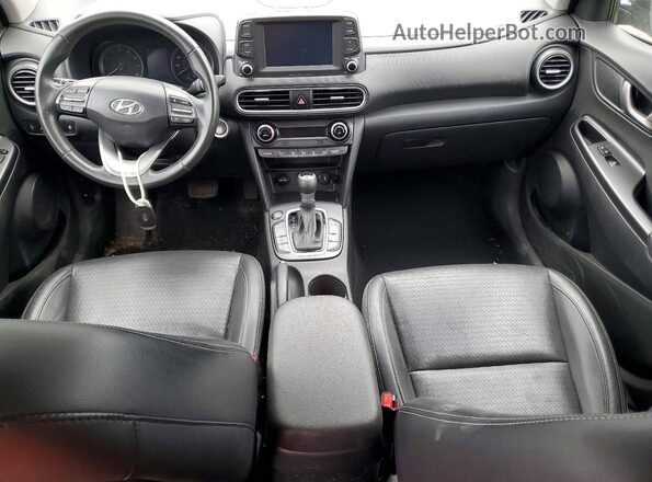 KM8K33A51JU072861 2018 HYUNDAI KONA Gray Vista del salpicadero