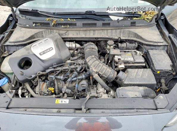 KM8K33A51JU072861 2018 HYUNDAI KONA Gray Vista del compartimento del motor