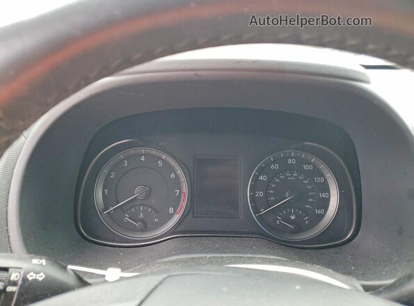 KM8K33A51JU072861 2018 HYUNDAI KONA Gray Vista del cuadro de instrumentos